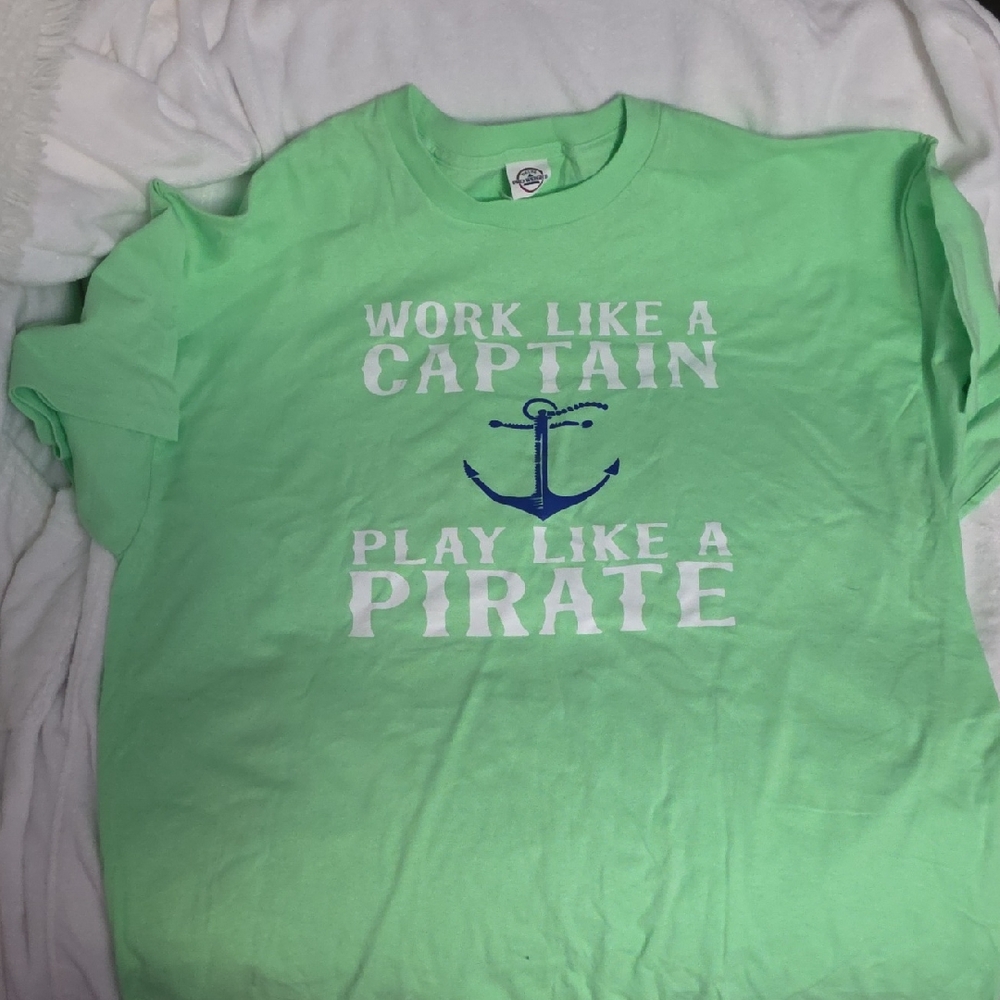 Delta Mint Green Nautical Graphic Tee